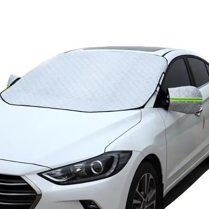 Evrensel araba için su geçirmez araç ön camı kapak kış araç camı koruma güneşlik şemsiye kapak