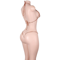 Tenue de danse exotique scintillante à strass et écailles de poisson, style G-string, pour festival et boîte de nuit, direct usine