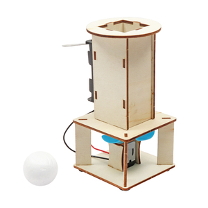 Kit d'apprentissage d'expérience de vapeur de physique directe d'usine bricolage jouet de boule flottante d'air en bois pour les aides pédagogiques scolaires - Product Image 3