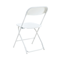 Vente en gros de chaises de jardin d'extérieur chaises pliantes blanches de banquet de mariage au design moderne pour événements