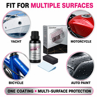 CarSusChem OEM 12H 7 Años 50ML Recubrimiento Cerámico de Borofeno para Detallado de Automóviles, Protección de Pintura de Coche, Motor, Yate, Super Brillo, Hidrofóbico