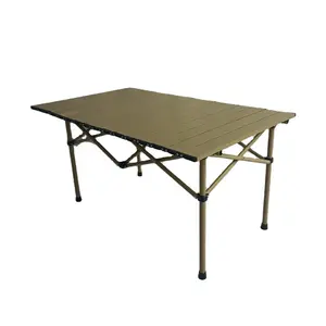 DC-5008 Hedendaagse Moderne Meubels Eettafel En Stoelen Met Stalen Poten Camping