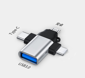 3in1 3 trong 1 Micro Loại C <span class=keywords><strong>IP</strong></span> truyền dữ liệu ổ đĩa <span class=keywords><strong>flash</strong></span> SD TF Đầu Đọc Thẻ USB OTG HUB Type-C Bộ chuyển đổi - Product Image 2