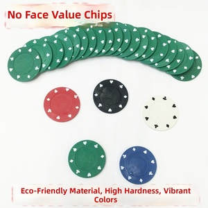 Fichas de Póker de Plástico PP YY Blank de 12g, 40mm, Multicolores Personalizadas, 200, 300 o 500 Piezas por Juego para Juegos de Casino - Product Image 3