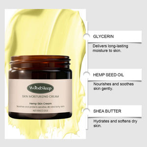 Crème aux graines de chanvre 10 en 1, 60g, OEM, marque privée, hydratante, végane, anti-âge, éclatante, non collante - Product Image 5