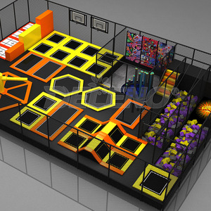 Hot bán đầy màu sắc nhảy Mat bọt <span class=keywords><strong>Pit</strong></span> Inflatable vui chơi giải trí tập thể dục Trampoline trong nhà tập thể dục Trampoline công viên để bán - Product Image 2