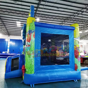 Castillo inflable de doble carril con tobogán, combo de juegos acuáticos para niños, casa de brinco para fiestas, castillo hinchable. - Product Image 3