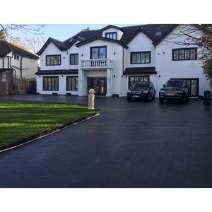 ZJ Bush Đá Lát Đá Bazan Màu Xám Đen Rèn Đá Lát Đường Đi Bằng Đá Hoa Cương Màu Đen Giá Rẻ - Product Image 6