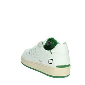 D.A.T.E. Zapatillas Deportivas para Hombre, Blancas y Verdes, con Suela Gruesa, Material Cr/Nyl - Product Image 2