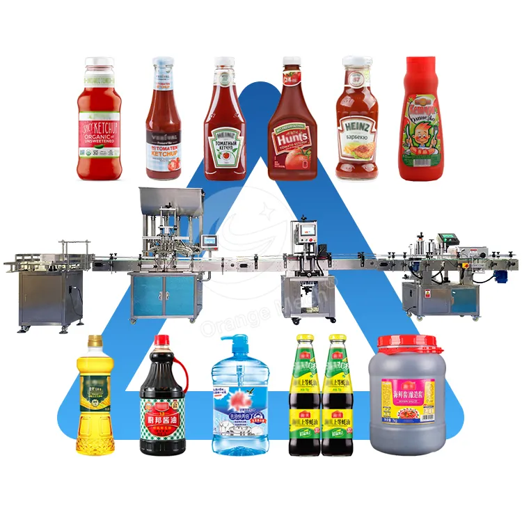 ORME Thick Cream Curry Paste Hot Sauce Pet Bottle Syrup Fill Machine Manufacturer Plant