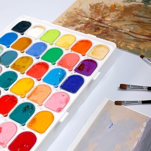 Ensemble de peinture de <span class=keywords><strong>Gouache</strong></span>, 24x30ml, 1 pièce, meilleures ventes - Product Image 2