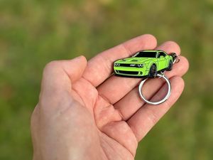 <span class=keywords><strong>Porte</strong></span>-clés <span class=keywords><strong>Dodge</strong></span> Challenger à quatre roues motrices, accessoires <span class=keywords><strong>Dodge</strong></span> officiels, RT SRT, voiture jouet cool, cadeau pour homme, USA - Product Image 3