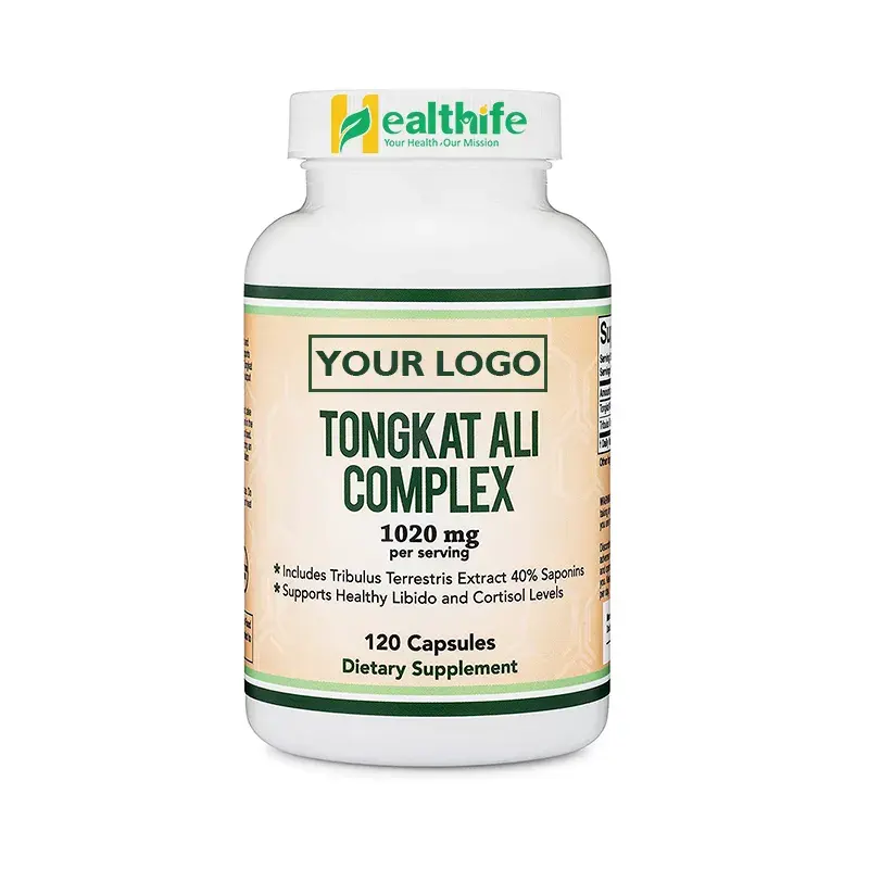 Private Label Tongkat Ali mescolato con capsule di estratto di Epimedium