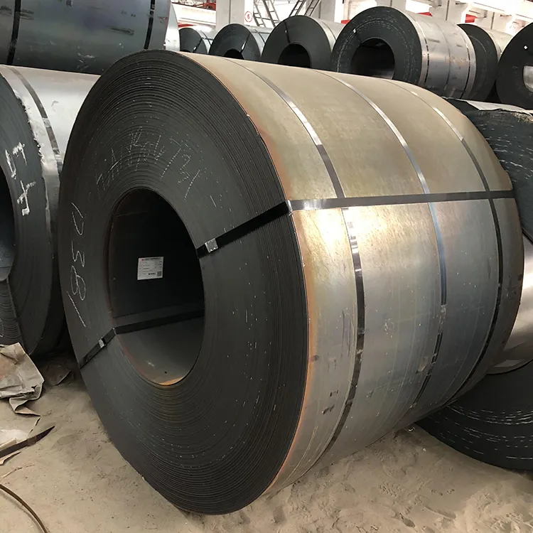 Nouvelle bobine d'acier au carbone noir laminée à chaud, Tianjin Bao Steel 2021 A36 Ss400 Q235b