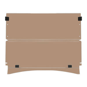 Pare-brise rabattable Tawny 4 mm 5 mm pour voiturette de golf EZGO TXT - Product Image 1