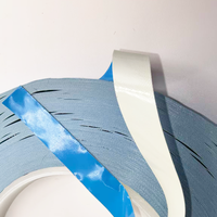 Ruban adhésif thermique conducteur bleu pour batterie, résistant à la chaleur, avec doublure en fibre de verre bleue