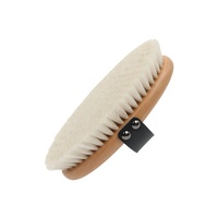 Brosse de toilettage pour chevaux en laine de coco et fibre de cheval PP avec logo personnalisé en gros d'usine
