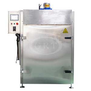 Ahumador Profesional Automático de Acero Inoxidable para Pescado y Pollo con Motor y Rodamientos, Capacidad de 30-1000 kg - Product Image 6