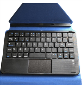 Funda de Cuero con Teclado Táctil y Pines Pogo Personalizada de 7 8 <span class=keywords><strong>9</strong></span> 10 11 <span class=keywords><strong>12</strong></span> 13 <span class=keywords><strong>Pulgadas</strong></span> para <span class=keywords><strong>iPad</strong></span> <span class=keywords><strong>Air</strong></span> 4 - Product Image 3