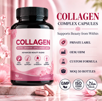 Capsules de collagène et vitamines pour adultes, produit de beauté en stock d'usine, marque privée OEM, vente chaude sur Amazon