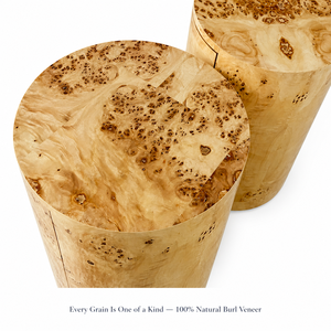 Tavolino <span class=keywords><strong>Rotondo</strong></span> Moderno Vernier <span class=keywords><strong>in</strong></span> Legno di <span class=keywords><strong>Radica</strong></span>, Arredamento per Soggiorno <span class=keywords><strong>in</strong></span> Legno Massello per Uso Domestico - Product Image 6