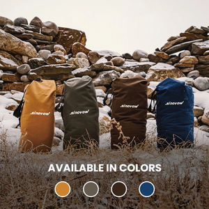 ถุงใบไม้ผ้าใบหนา 18 ออนซ์ Sinovow - ถุงใส่ขยะในสวนแบบใช้ซ้ำได้ ทนทานต่อสภาพอากาศ สำหรับทำความสะอาดกลางแจ้ง พร้อมหูหิ้ว - Product Image 6