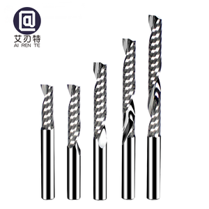 Fraise CNC en carbure de fraise en bout à cannelure unique de haute qualité pour bois acrylique diamètre de tige de 3.175mm OEM personnalisable - Product Image 5