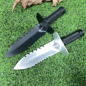 Jy22r Graafgereedschap Schatjacht Duurzame Goudzoeker Gekartelde Rand Touw Snijden Troffel Opgraving Tool Tuin Wieding Spade - Product Image 5
