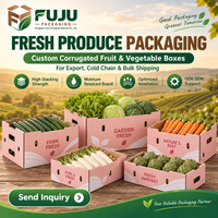Boîtes rigides ondulées personnalisables haut de gamme, écologiques et résistantes, avec impression de logo sur mesure pour FUJU