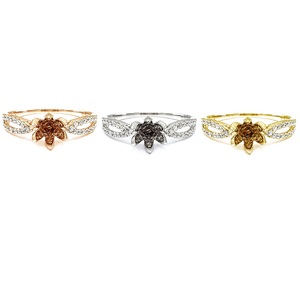 Entrega rápida 18K oro blanco diamante Real 6 garras solitario para 0.65cts Centro Semi montaje compromiso y anillos de boda para mujeres - Product Image 4