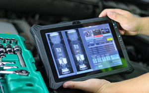 1D 2D Fingerprint Optional Rugged <b>Windows</b> 11 Pro I5 <b>Tablet</b> <b>10</b> Inch 16GB RAM Touchscreen Industrial PC - Product Image 5