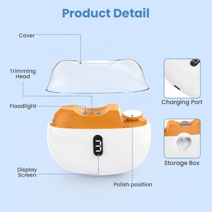 <span class=keywords><strong>Coupe</strong></span>-ongles électrique automatique avec <span class=keywords><strong>coupe</strong></span>-ongles rechargeable léger pour manucure lisse et sûre - Product Image 6