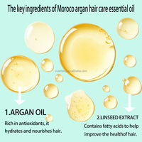 Huile capillaire naturelle nourrissante et lissante anti-frisottis, anti-chute, protection thermique, brillance, à l'huile d'argan du Maroc, traitement capillaire, marque privée