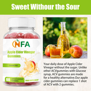 Gomitas de vinagre de sidra de manzana personalizadas de fábrica con vitamina E, suplemento dietético, apoyo digestivo y gomitas desintoxicantes. - Product Image 6