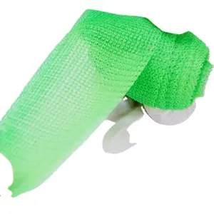 Cinta de fundición de fibra de vidrio y poliéster, vendaje fundido de yeso médico de alta calidad, color verde