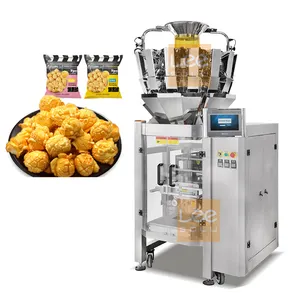 Mesin pengemasan berat semua dalam satu kustomisasi presisi tinggi mesin pengemasan Popcorn makanan ringan