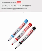 K-0607 Air effaçable encre tableau blanc marqueur Oblique brosse tableau noir tableau blanc marqueur stylo ensemble école