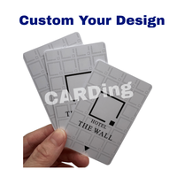 Cartes-clés d'hôtel intelligentes RFID personnalisées, imprimées et étanches, avec encodage de puce M1