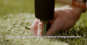 Nouvelle conception de <span class=keywords><strong>gazon</strong></span> <span class=keywords><strong>artificiel</strong></span> hybride pour projets commerciaux, jardins et fermes - Product Image 3
