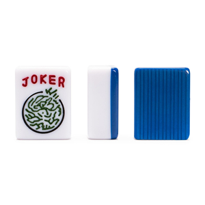 Jeu de Mahjong clairement gravé avec des caractères personnalisés, des lettres occidentales et des chiffres, pour les règles américaines du Mahjong - Product Image 1
