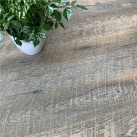 Lantai Vinyl SPC Inti Keras Kayu Ek Mewah EcoHome Tahan Air PVC EIR Warna Sederhana Anti Selip Tahan Aus Sistem Klik