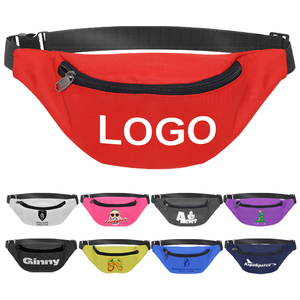 0717 Custom Oxford Waterproof Waist Bag with Logo <b>Large</b> Capacity Casual Shoulder Adjustable Sports Fanny Pack Men - Product Image 1
