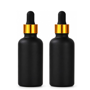 Customized Colorful 5ml 10ml 20ml 30ml 50ml 100ml <b>Glass</b> Essential Oil <b>Bottle</b> with Dropper and Black Cap - Product Image 1
