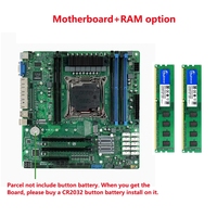 Kit de carte mère C612 Nas DIY, processeur LGA2011-3 E5 V3/V4 CPU, 10*SATA M.2 NVME DDR4 ECC RAM, prise en charge 4x2.5Gb Lan X99