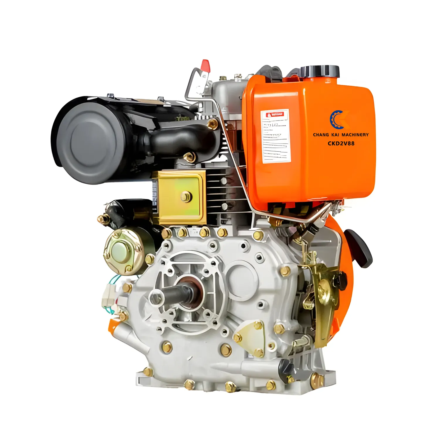 Two Cylinder Diesel Engine supplier CKD2V88 2V88 V-type 4-stroke Air-cooled Low fuel consumption Unique drive system