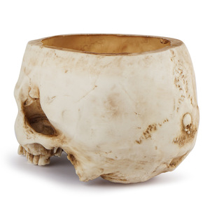 Pot de fleurs en résine en forme de crâne, décoration d'Halloween, décoration durable pour la maison et le jardin - Product Image 4