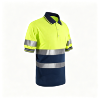 Polo réfléchissant pour le bâtiment, vêtements de sécurité et d'hygiène, vêtements d'ingénierie, t-shirt imprimé avec logo