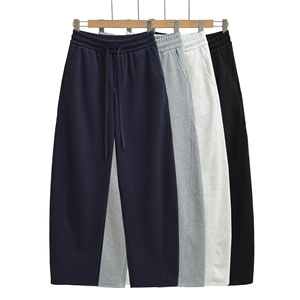 <span class=keywords><strong>Pantalon</strong></span> de survêtement taille haute pour <span class=keywords><strong>femme</strong></span> <span class=keywords><strong>en</strong></span> velours côtelé taille élastique Hip Hop <span class=keywords><strong>pantalon</strong></span> coupe ample pour l'automne hiver - Product Image 1