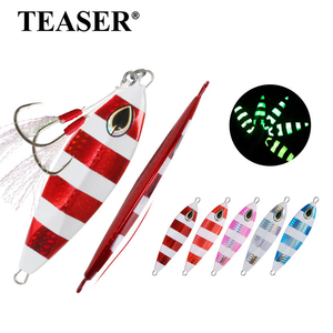 TEASER J140g-250g modello di <span class=keywords><strong>esca</strong></span> per Jigging a passo lento <span class=keywords><strong>con</strong></span> <span class=keywords><strong>esca</strong></span> per lancio lento <span class=keywords><strong>con</strong></span> <span class=keywords><strong>esca</strong></span> per <span class=keywords><strong>pesca</strong></span> in metallo <span class=keywords><strong>con</strong></span> gancio di assistenza <span class=keywords><strong>artificiale</strong></span> - Product Image 1
