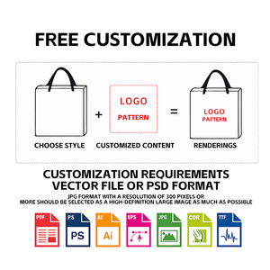 Logo personalizzato Nicro timbratura stampa materiali riciclati abbigliamento borse per la spesa con manico di lusso confezione regalo sacchetto di carta - Product Image 6